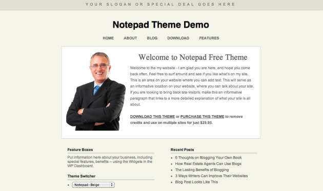 10款免费的WordPress企业模板（wordpress企业模板）  企业模板 模板分享 新闻资讯 第1张