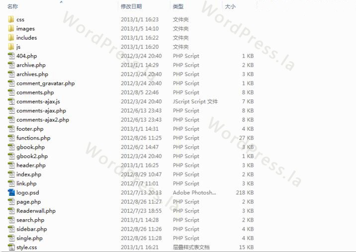 wordpress主题缺少style.css解决方法