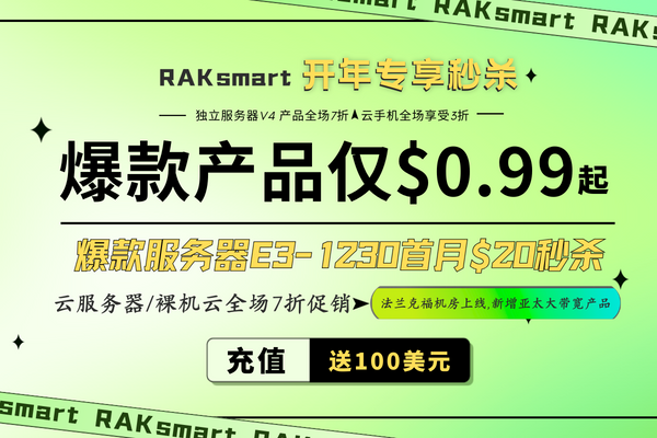 RAKsmart美国服务器活动