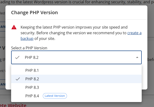 BlueHost主机升级PHP教程