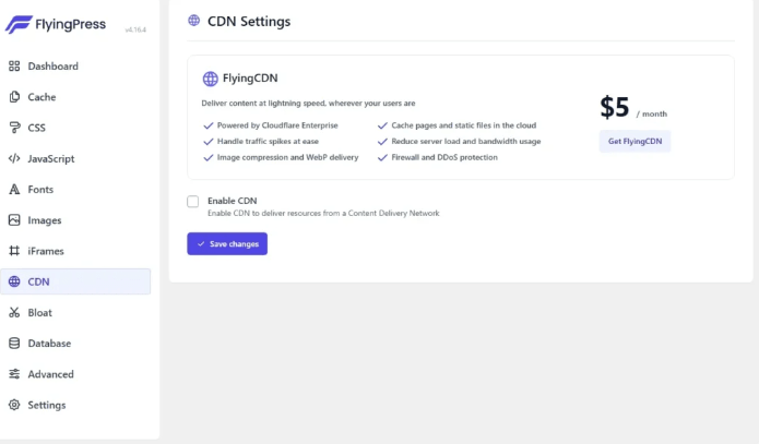 FlyingPress插件CDN设置