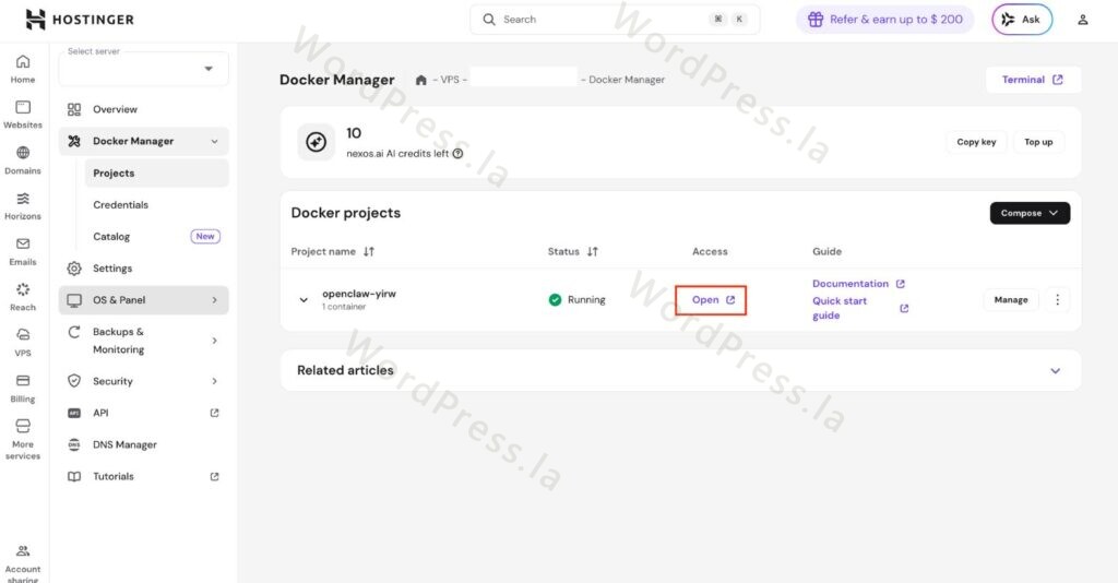 OpenClaw网关仪表板